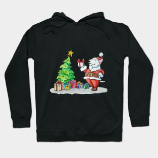 Christmas Bull Terrier Hoodie